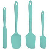 DailySale Kitchen Tools & Gadgets Teal U-Taste Silicone Spatula Set with 480 Degrees Fahrenheit Heat Resistant