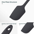 DailySale Kitchen Tools & Gadgets U-Taste Silicone Spatula Set with 480 Degrees Fahrenheit Heat Resistant