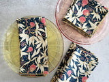 Dot and Army Cloth Napkins 18inch everyday Gooseberry Cloth Napkins, set of four