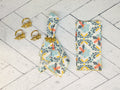 Dot and Army Napkins Honey Bee Cloth Napkins, set of four