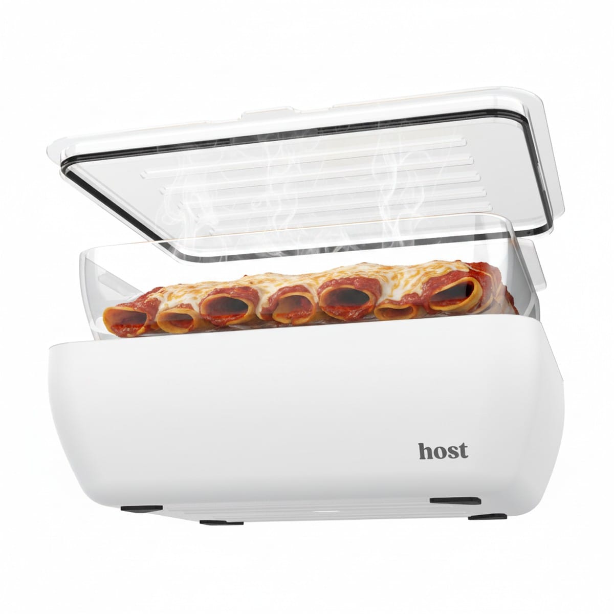 Host Modern Thermal Serving Dish with enchiladas