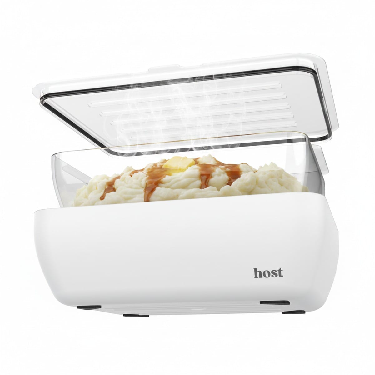 Host Modern Thermal Serving Dish with mashed potatoes