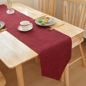 Fancy & Stacy TRT Wine Red TRT Table Cloth Triangle Edges 12" W x 71" L