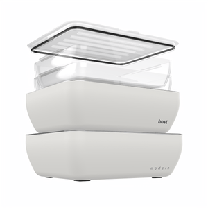 Host Modern 2 Thermal Serving Dishes + 2 Glass Baking Dishes