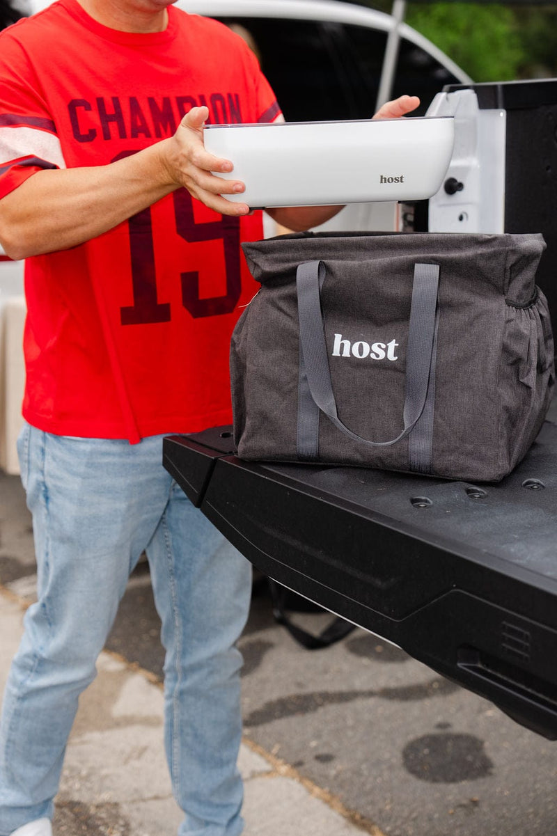 Host Modern 3 Thermal Serving Dishes + 3 Glass Baking Dishes + Carry Bag