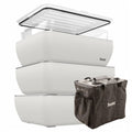 Host Modern 3 Thermal Serving Dishes + 3 Glass Baking Dishes + Carry Bag