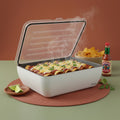 Host Modern 3 Thermal Serving Dishes + 3 Glass Baking Dishes + Carry Bag