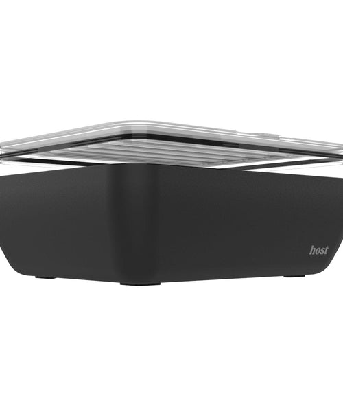 Host Modern 3 Thermal Serving Dishes + 1 Glass Baking Dish + Carry Bag