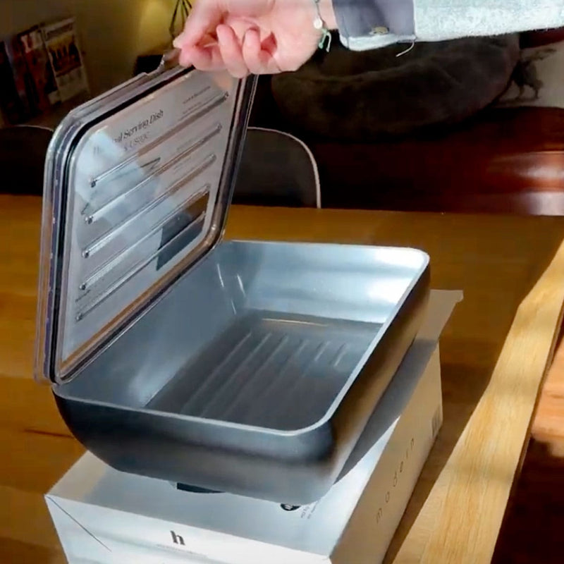 Host Modern Thermal Serving Dish - Black