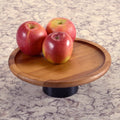Kalmar Home cake plate black base Cake Stand - large