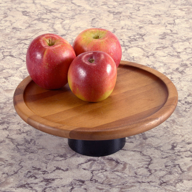 Kalmar Home cake plate black base Cake Stand - large