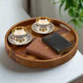Kalmar Home Serving Tray 17" Round Serving Trays - Solid Bottom