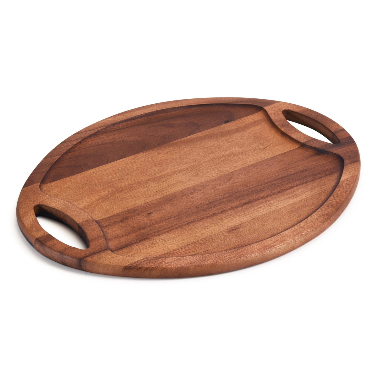 Kalmar Home Serving Tray Large Oval Tray with Handles