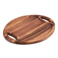 Kalmar Home Serving Tray Medium Oval Tray with Handles