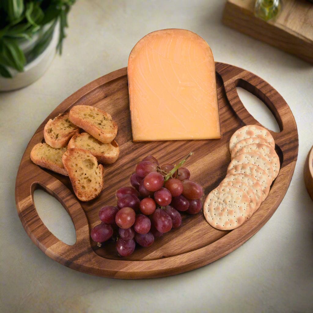 Kalmar Home Serving Tray Oval Tray with Handles