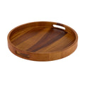 Kalmar Home Serving Tray Round Serving Trays - Solid Bottom