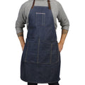 MI COCINA / UBI-IND Apron Raw Denim THE SELVEDGE APRON WITH REMOVABLE LEATHER