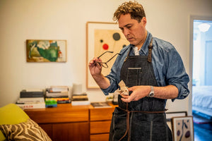 MI COCINA / UBI-IND Apron Raw Denim THE SELVEDGE APRON WITH REMOVABLE LEATHER
