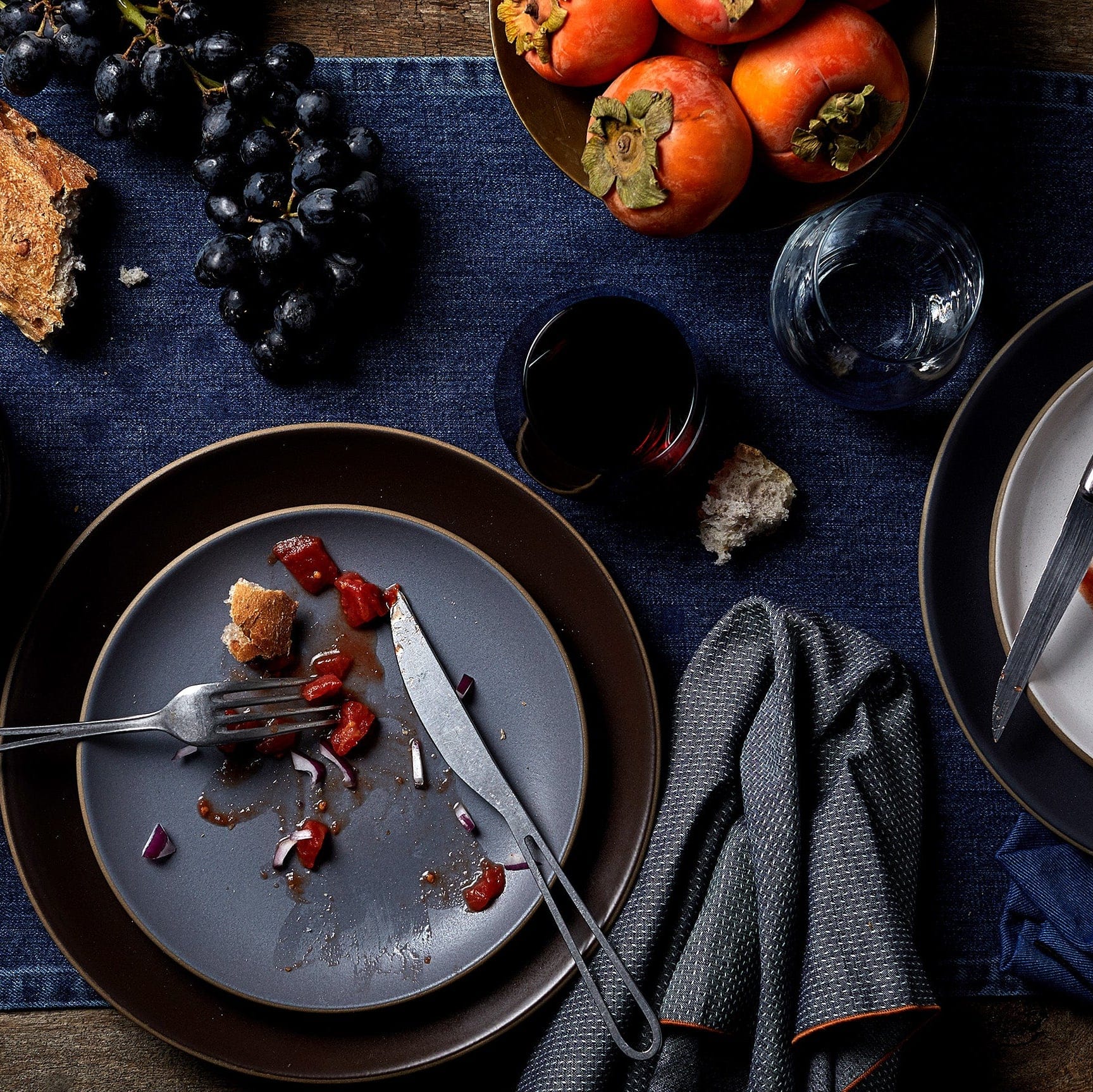 MI COCINA / UBI-IND Napkin DOBBY CHAMBRAY NAPKINS - THE O'KEEFE INSPIRED COLORS
