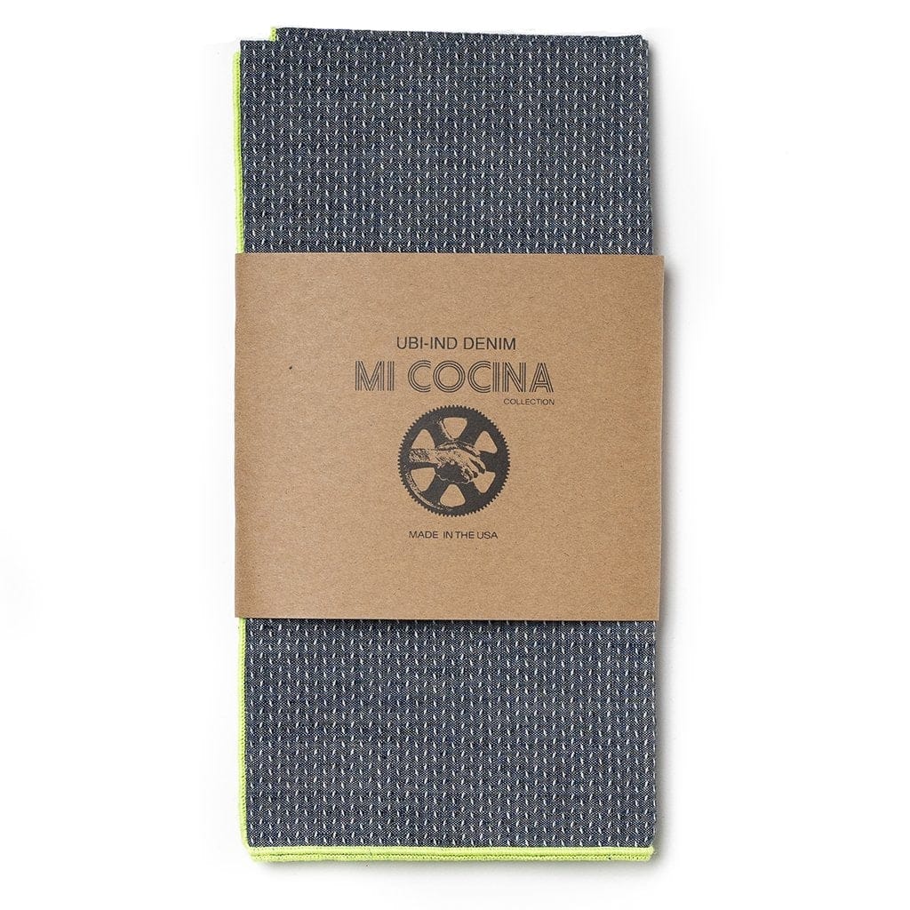 MI COCINA / UBI-IND Napkin Fluorescent Yellow DOBBY CHAMBRAY NAPKIN