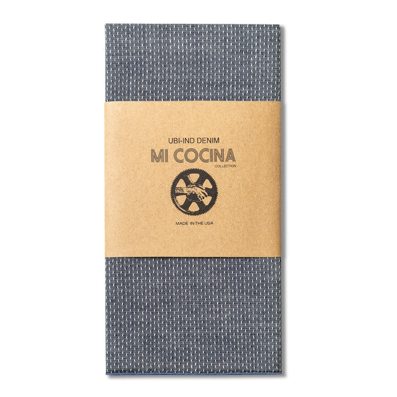 MI COCINA / UBI-IND Napkin Shoreline Blue DOBBY CHAMBRAY NAPKINS - THE O'KEEFE INSPIRED COLORS