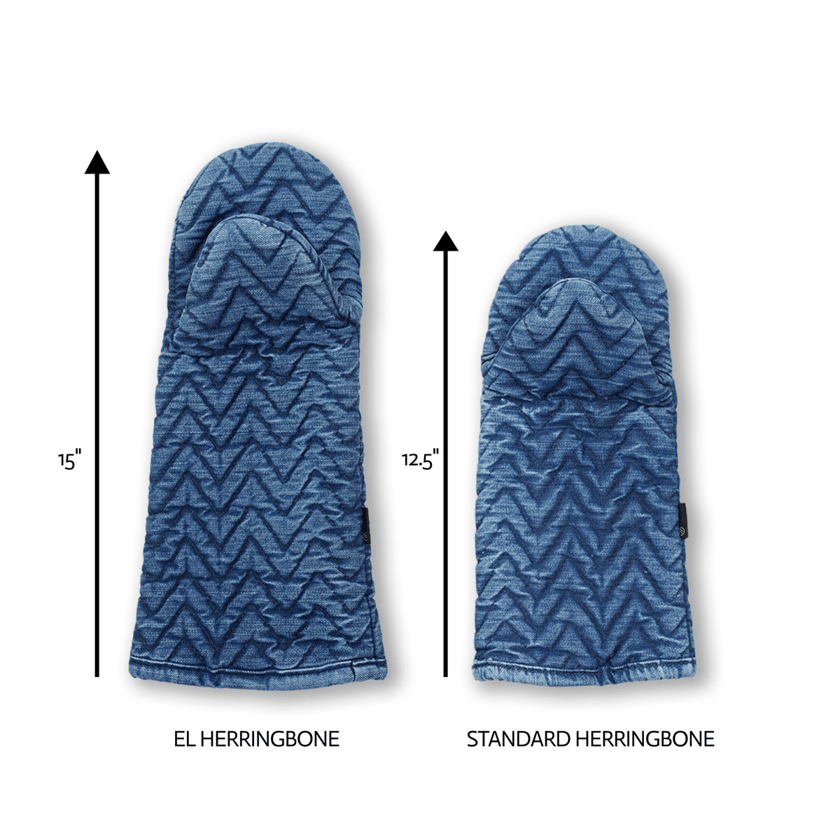 MI COCINA / UBI-IND Oven Mitt EL HERRINGBONE OVEN MITT (LARGE)