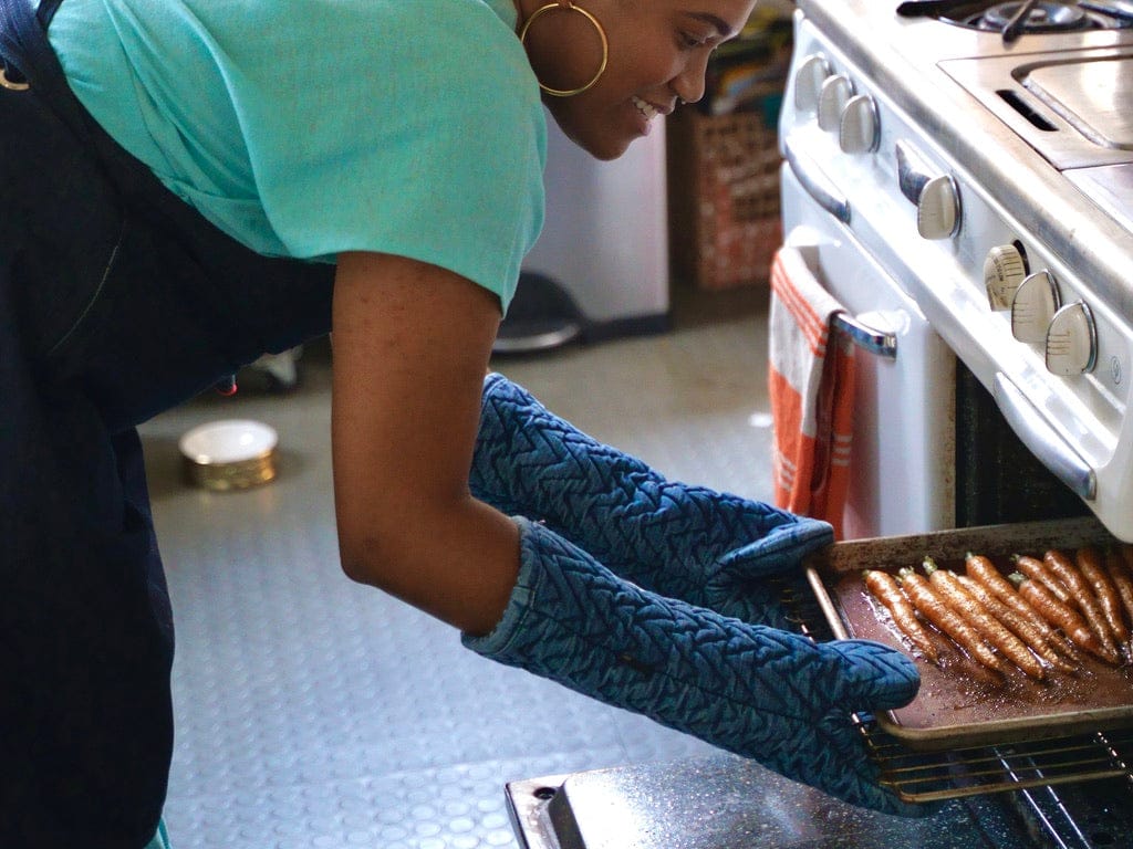 MI COCINA / UBI-IND Oven Mitt EL HERRINGBONE OVEN MITT (LARGE)