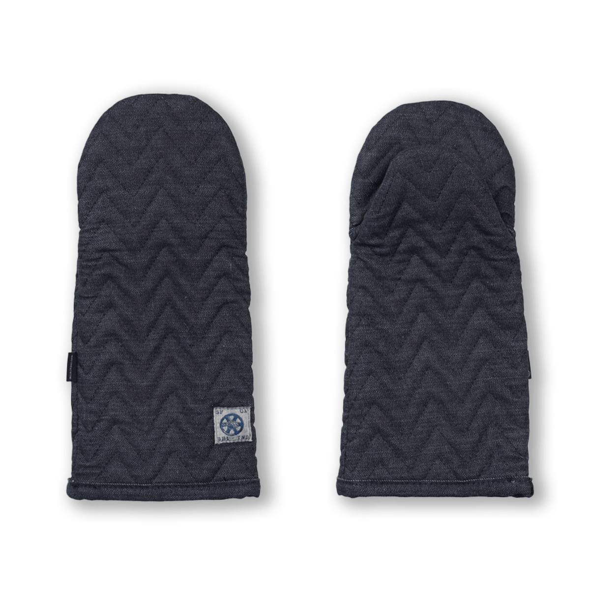 MI COCINA / UBI-IND Oven Mitt Raw Denim STANDARD HERRINGBONE OVEN MITT
