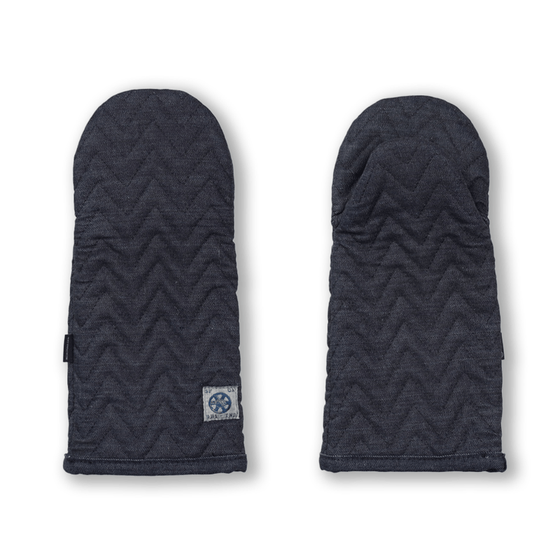 MI COCINA / UBI-IND Oven Mitt Raw Denim STANDARD HERRINGBONE OVEN MITT