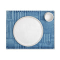 MI COCINA / UBI-IND Placemat KENTE STRIPE - LIGHT DIASPORA PLACEMAT - LASER PRINTED DENIM