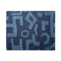 MI COCINA / UBI-IND Placemat MUD PRINT - MEDIUM DIASPORA PLACEMAT - LASER PRINTED DENIM
