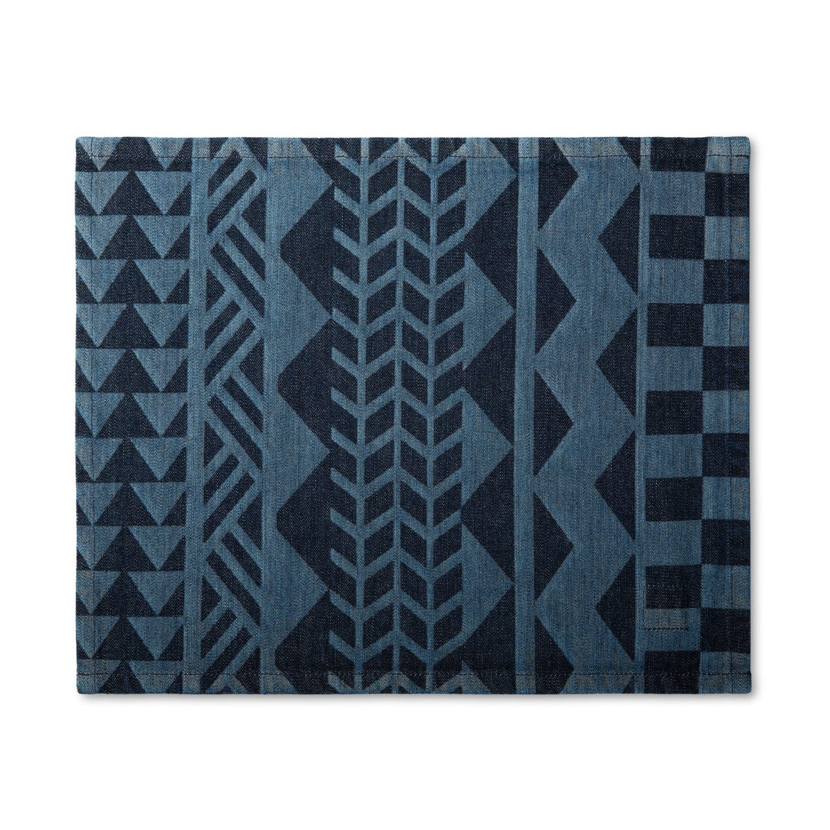 MI COCINA / UBI-IND Placemat VOLTA - DARK VINTAGE DIASPORA PLACEMAT - LASER PRINTED DENIM