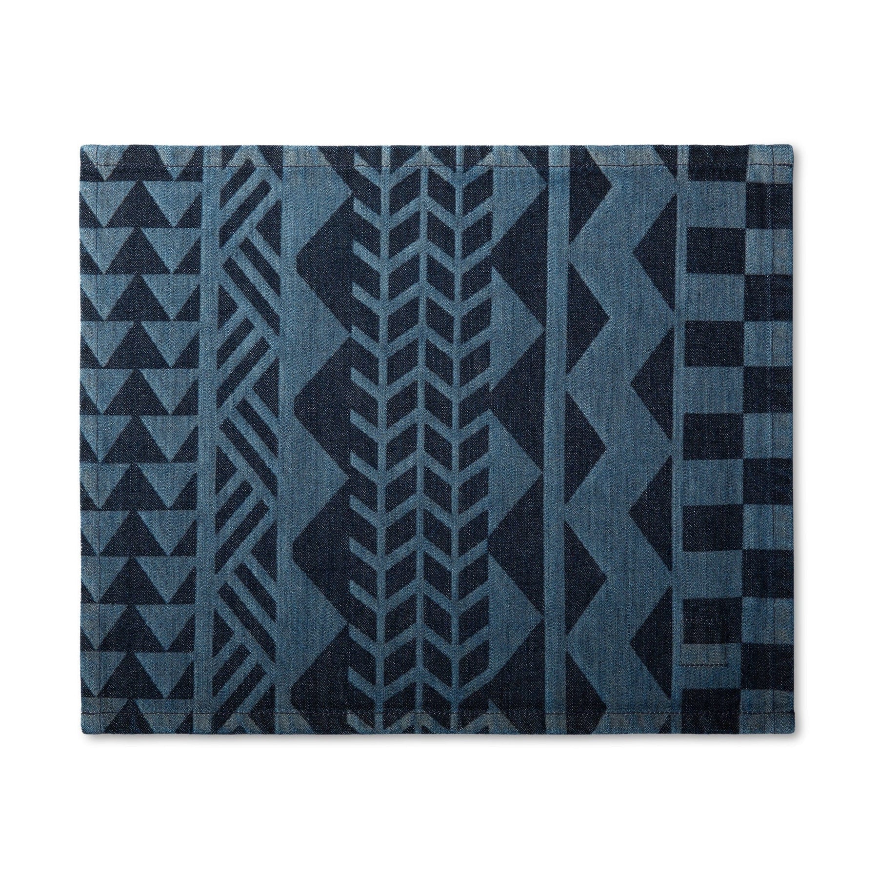 MI COCINA / UBI-IND Placemat VOLTA - DARK VINTAGE DIASPORA PLACEMAT - LASER PRINTED DENIM