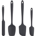 DailySale Kitchen Tools & Gadgets Black U-Taste Silicone Spatula Set with 480 Degrees Fahrenheit Heat Resistant